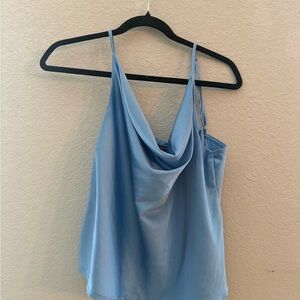 Elegant Blue Women's Top